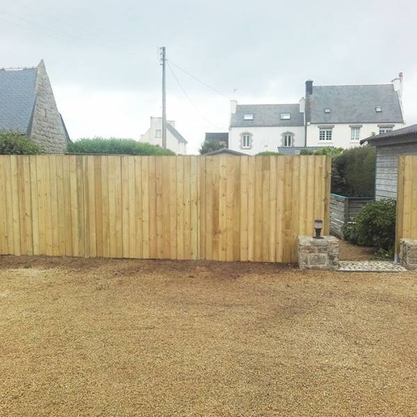 clôture en bois